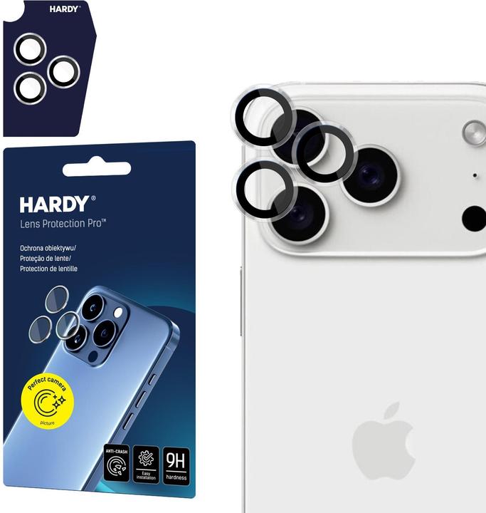 Produktbild 3MK HARDY Lens Protection Pro for Apple iPhone 17 Pro /17 Pro Max Clear (Apple iPhone 17 Pro, Apple iPhone 17 Pro Max)