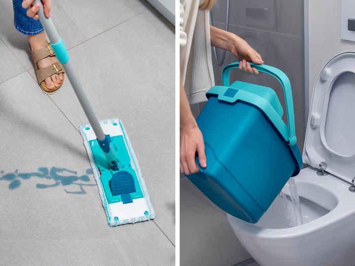 Produktbild Leifheit Set POWER CLEAN M mit 2x Ersatzbezug micro duo (2 Stk.)