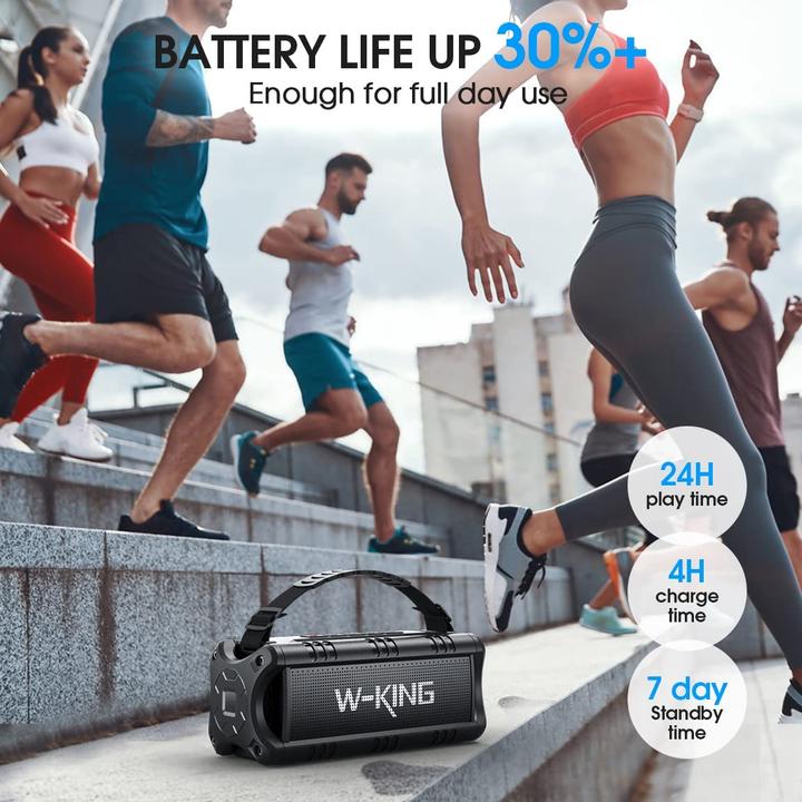 Produktbild W-king 30W Tragbare Musikbox (24 h, Akkubetrieb)