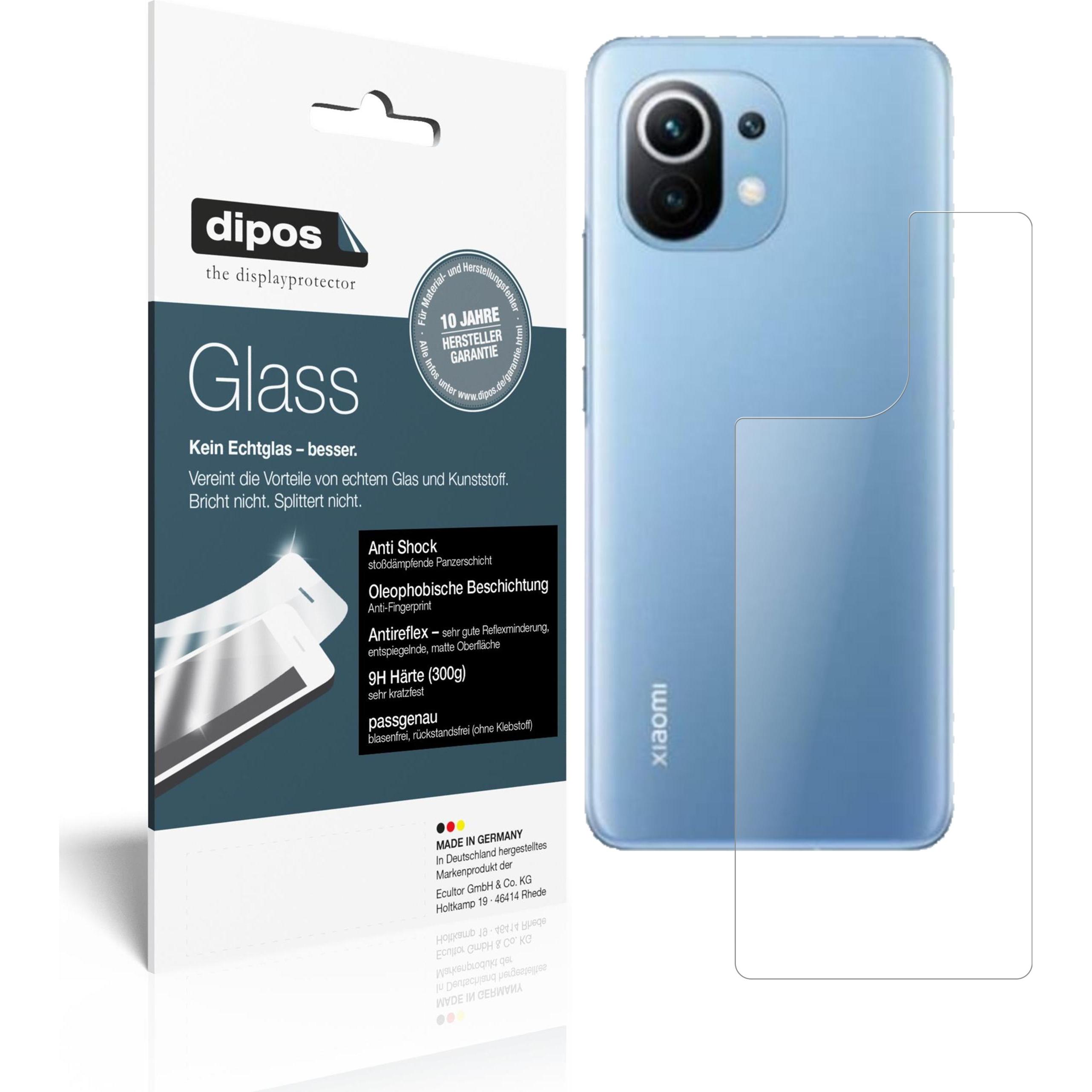 Dipos Displayschutz Anti-Shock (1 Stück, Xiaomi Mi 11), Smartphone Schutzfolie, Transparent