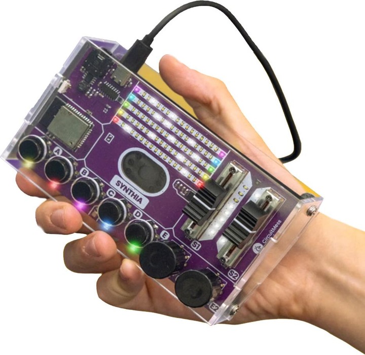 Immagine prodotto CircuitMess Synthia - Sintetizzatore - Kit di elettronica
