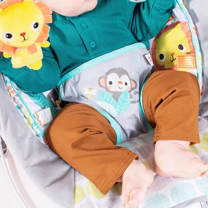Immagine prodotto Bright Starts Sdraietta vibrante per bambini, Whimsical Wild