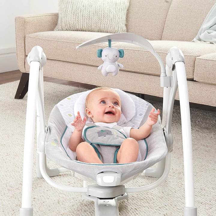 Produktbild Ingenuity 2 in 1 zusammenklappbare & tragbare Babyschaukel