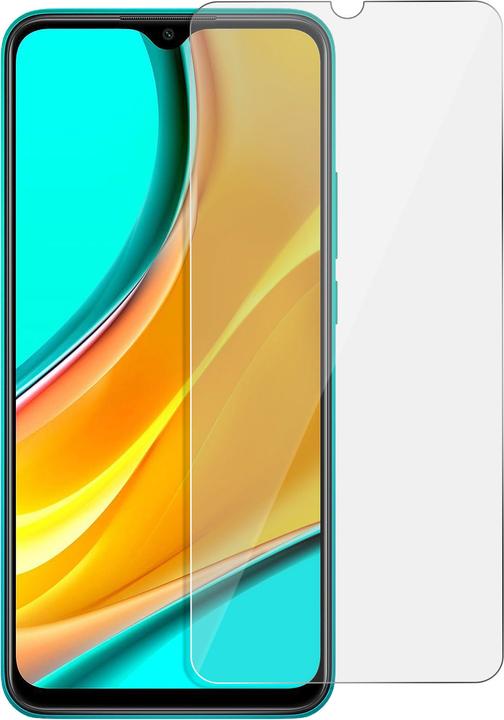 Actual product image Avizar Crystal clear film, glass screen protector (1 Piece, Xiaomi Redmi 9)
