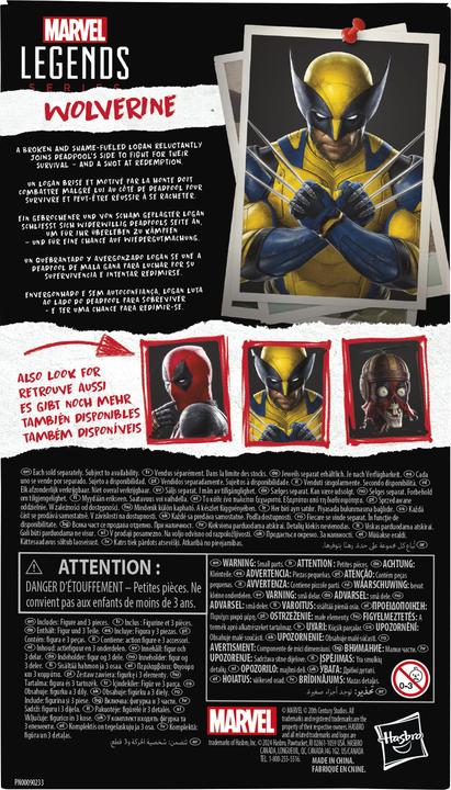 Image du produit Hasbro Marvel - Wolverine The Black Series