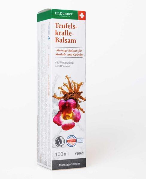 Actual product image Dr. Dünner Devil's claw balm, massage balm for muscles and joints (1 x, 100 ml, 125 g)