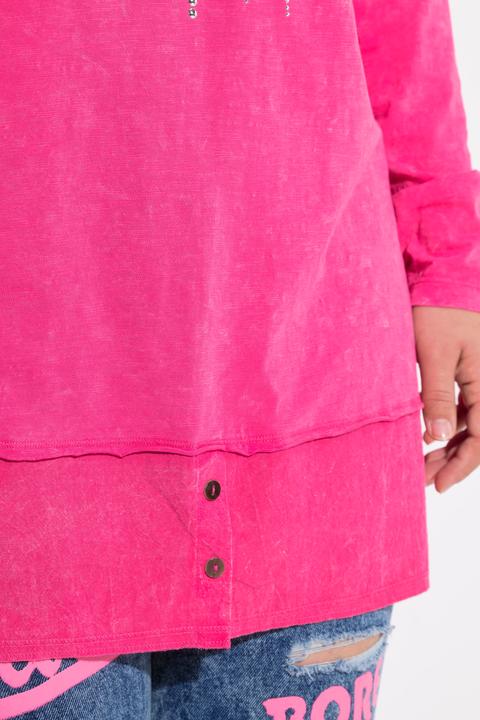 Immagine prodotto Angel of Style Langarmshirt, Komfort Fit, Glitzersteinchen-Statement (50)