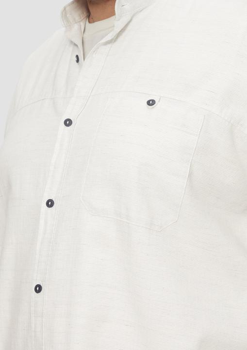 Actual product image S.Oliver Hemd Regular Fit: Strukturiertes Baumwollhemd mit Stehkragen (4XL)