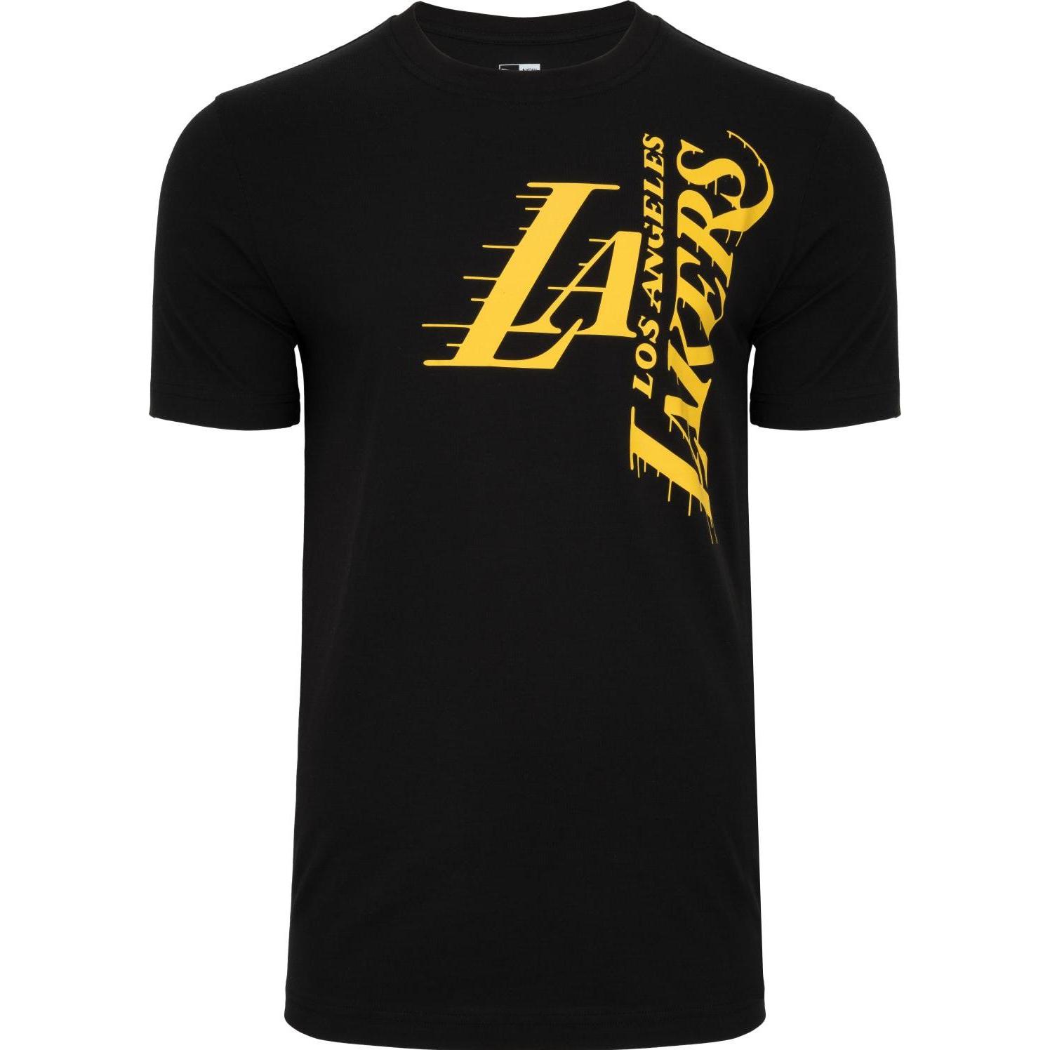 New Era, Herren, Shirt, Shirt - NBA CITY Los Angeles Lakers - XXL, Schwarz, (XXL)