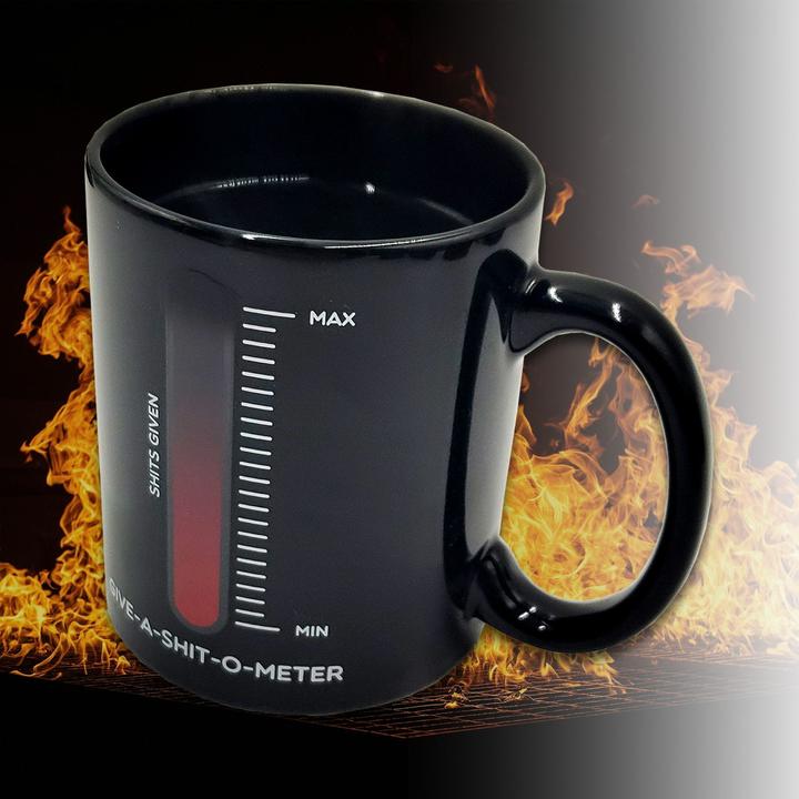 Produktbild Mad Monkey Tasse Give a Shit mit Farbwechsel durch Wärme (300 ml, 1 x)