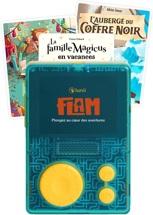 Actual product image Lunii Interactive Storyteller Player with 4 Choose-Your-Own Adventure Audiobooks for 12 Hours of Fun