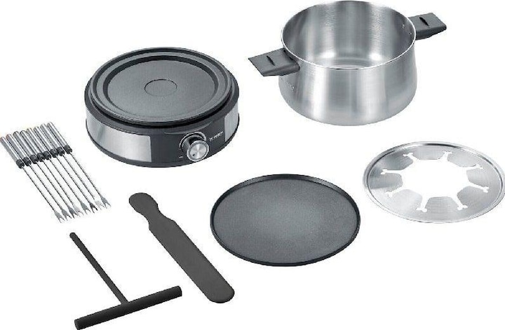 Actual product image Severin FO2471 stainless steel, black (Chocolate fondue, Cheese fondue, Chinoise Fondue, Fondue Bourguignonne)