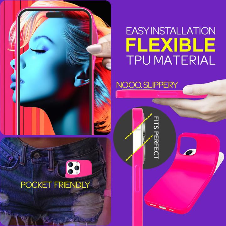 Actual product image Nalia Neon Silicone Sleeve (Apple iPhone 15 Pro Max)