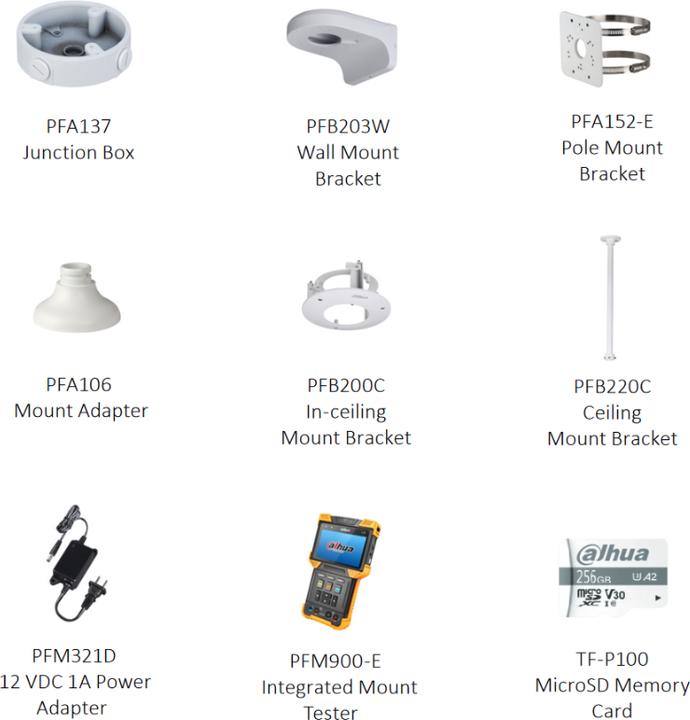 Produktbild Dahua DH-SD22204DB-GNY 2MP 4 Non Compensation Light NETWORK PTZ CAMERA (1920 x 1080 Pixels)