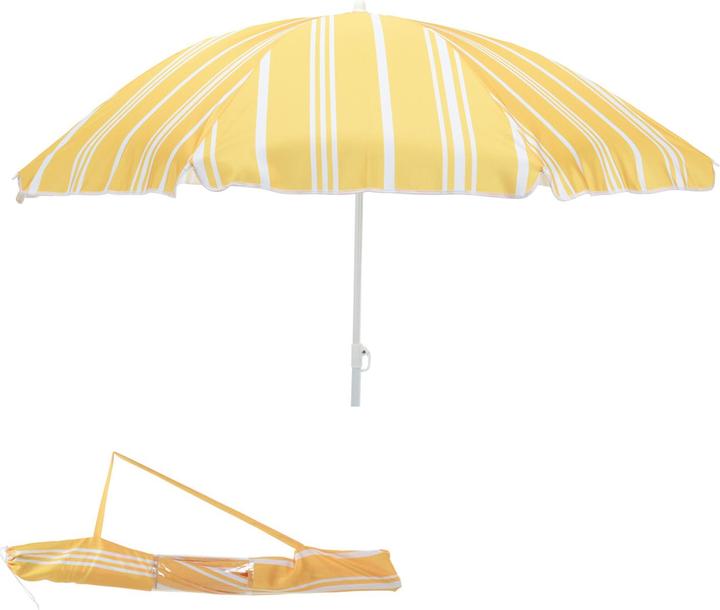 Produktbild Inda-Exclusiv Sonnenschirm Strandschirm Ø1,80m Polyester knickbar UV Schutz