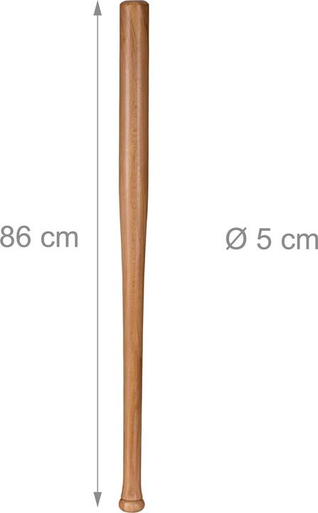 Produktbild Relaxdays Baseballschläger Holz 34" (34")