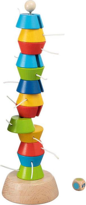Actual product image Goki Tugie Wobble Tower (Multilingual, 1 - 4 Players)