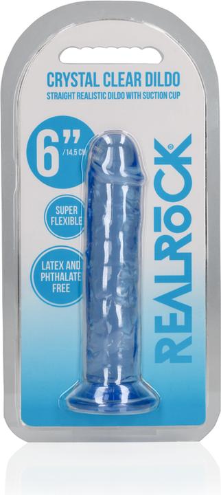 Image du produit RealRock Straight Realistic Dildo Suction Cup - 6" / 14,5