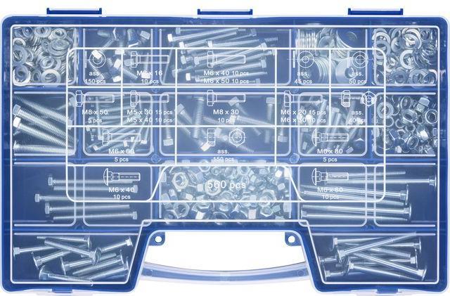 Produktbild BestaPac Metallschraubenkoffer (560 Schrauben pro Stück)