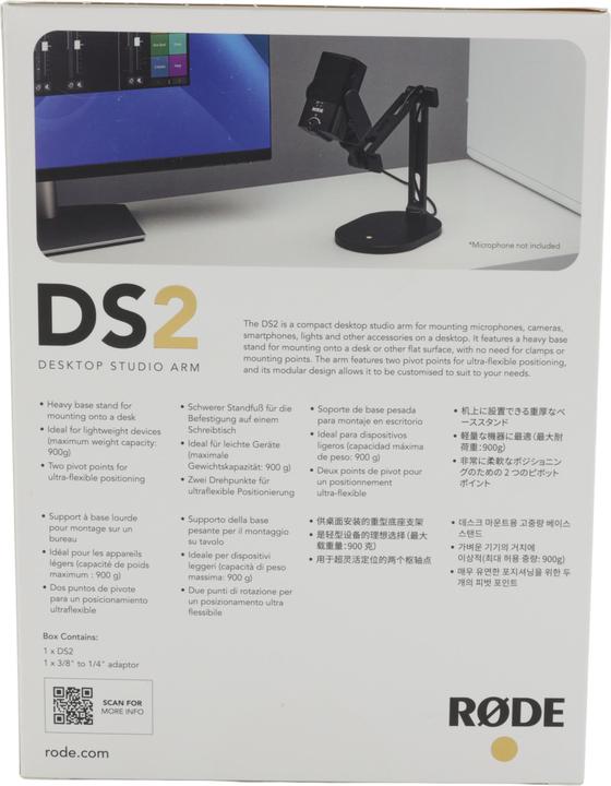 Produktbild RØDE DS-2 Mikrofon-Stativ Desktop-Studioarm