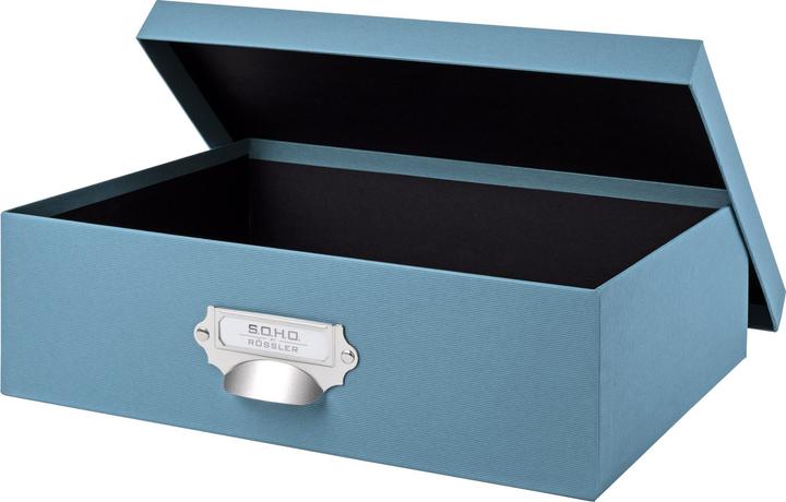 Immagine prodotto Rössler Storage Box S.O.H.O. Blu (337 x 255 x 105 mm, 9 l)