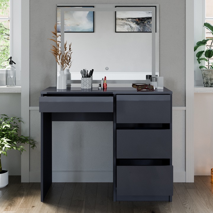 Produktbild Vicco Sherry mit Hocker und Beleuchtung (90 x 75 x 40 cm)