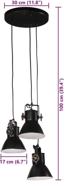 Produktbild vidaXL Hängelampe (E27)