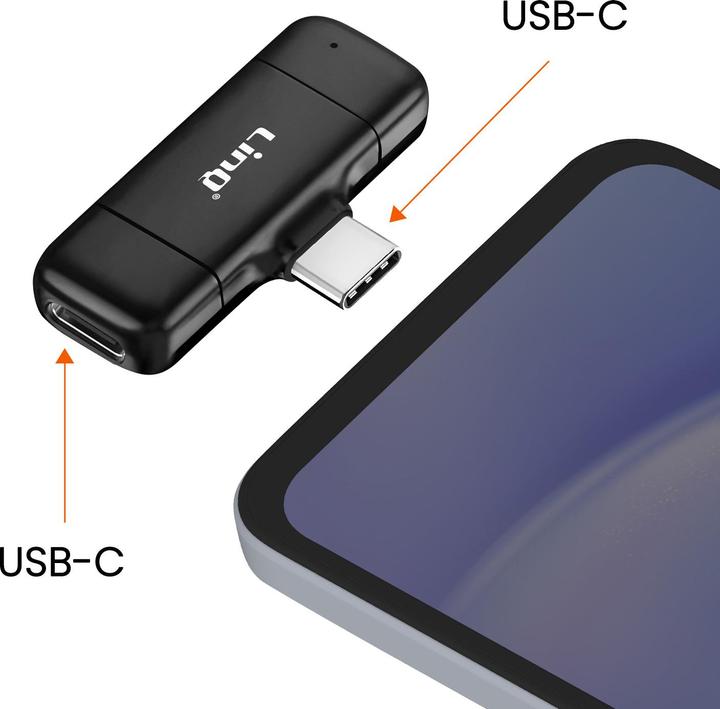 Immagine prodotto LinQ Microfono a cravatta con connettore USB-C