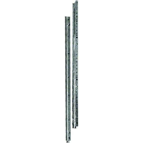 Hager Tragschienen universN 900mm UN06A f.Schränke ab 160mm Tiefe Set=2Stück, Serverschrank Zubehör, Silber