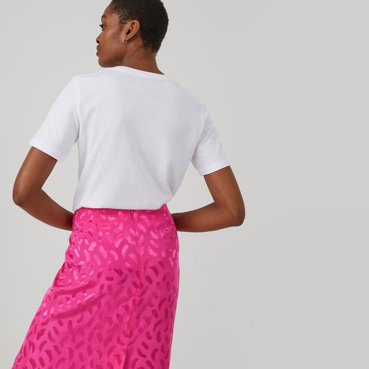 Actual product image La Redoute Collections T-shirt with round neckline and short sleeves (XXL)