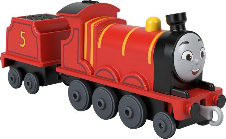 Produktbild Mattel Fisher-Price Thomas & Friends die-cast push-along James toy train engine for preschool kids ages 3+