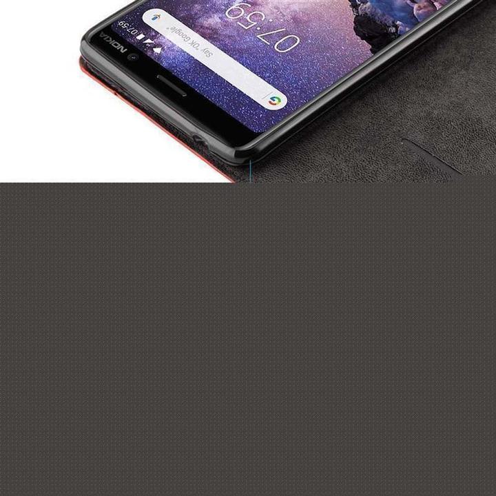 Actual product image Cadorabo Book Invisible Magnet Cover (Nokia 7 Plus)