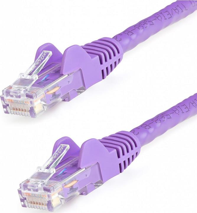 Actual product image StarTech 10m Purple Cat6 Patch Cable (UTP, CAT6, 10 m)