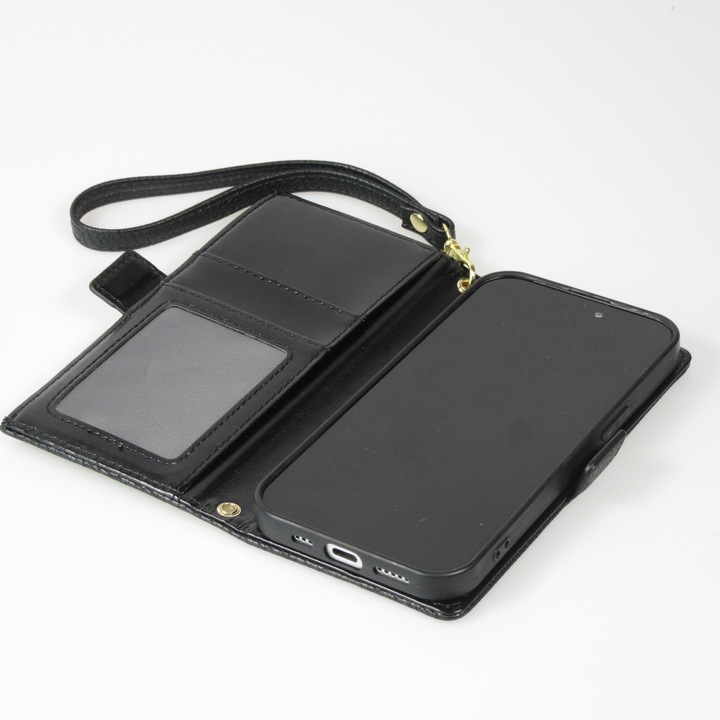 Immagine prodotto PhoneLook Fourre Flip Wallet en cuir végétal avec portefeuille et fermeture magnétique (Apple iPhone 15 Pro Max)