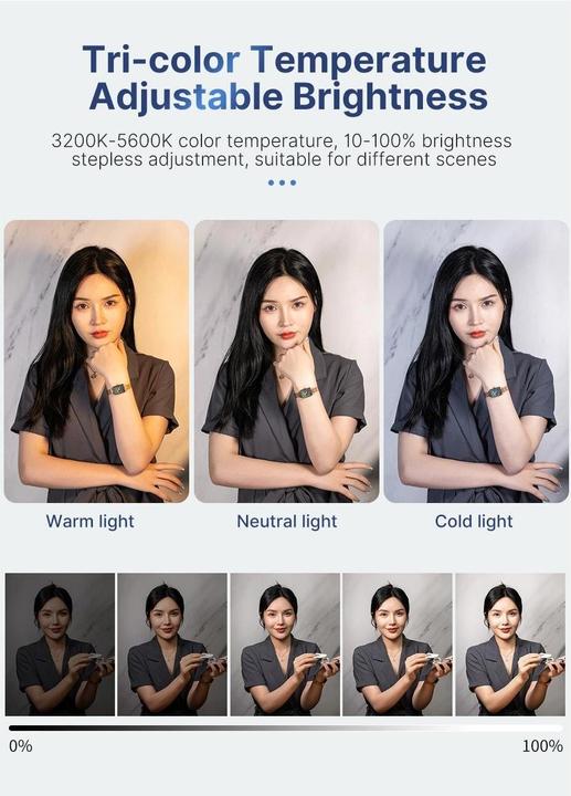 Actual product image Vijim K7 (Video light)