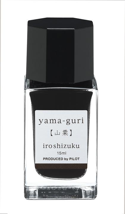 Produktbild Pilot Iroshizuku Tinte Mini 15ml - YAMA-GURI (1 Stück, Schwarz)