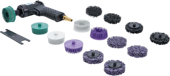 Actual product image BGS Air Bristle Grinder Set 17 pcs. (Roll grinder, 224 W)