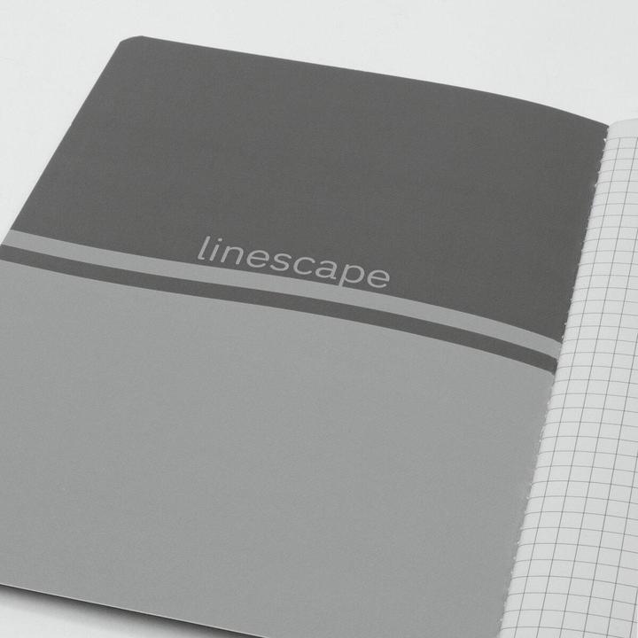 Actual product image Sigel 2 notebooks Linescape DIN A5 squared, dark grey, light grey softcover 68 pages (A5, Checked, Soft cover)