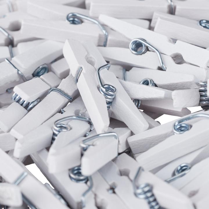 Actual product image Relaxdays 400x mini wooden staples