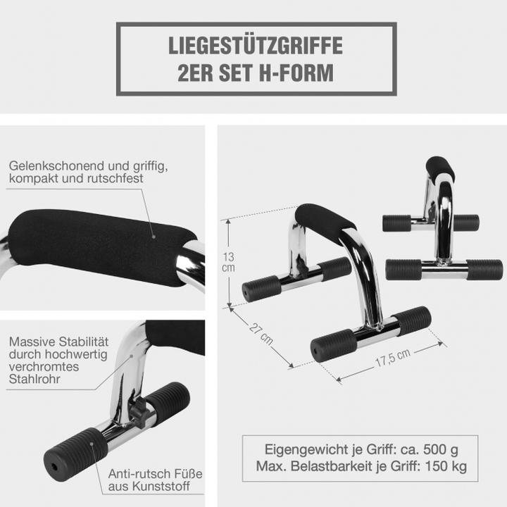 Actual product image Gorilla Sports Push Up Bars