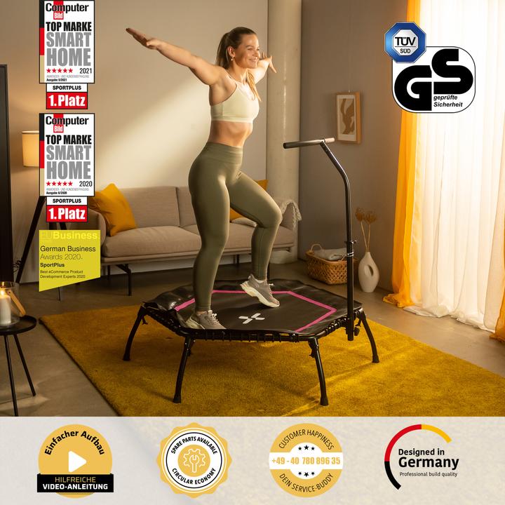 Produktbild Sportplus Fitness Trampolin, klappbar (95 cm)