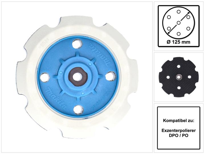 Immagine prodotto Makita Ø 125mm disco per lucidatrice eccentrica PO5000C/ DPO500Z