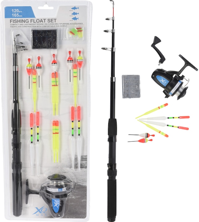 Actual product image XQ Max Fishing set 120 pieces (Telescope, 165 cm)