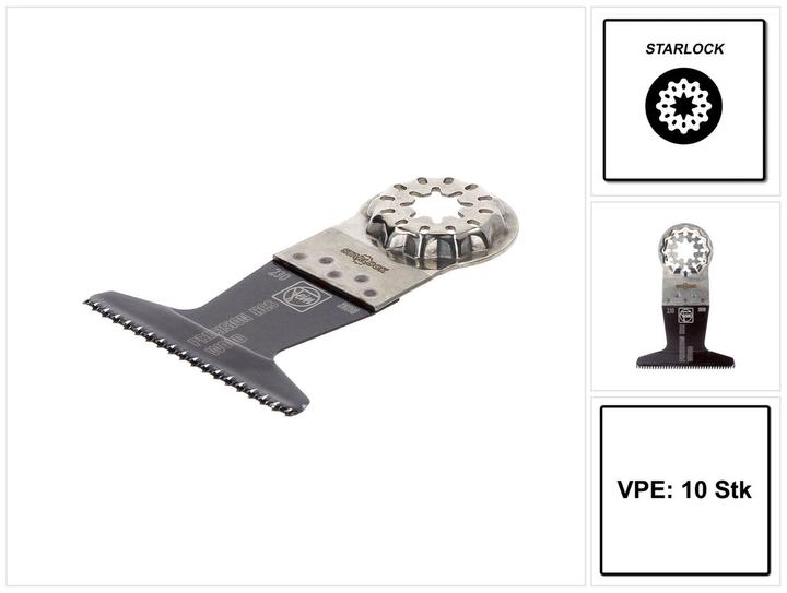 Actual product image Fein 10x E-Cut Precision Saw Blade SL E-Cut P HCS 50x65mm