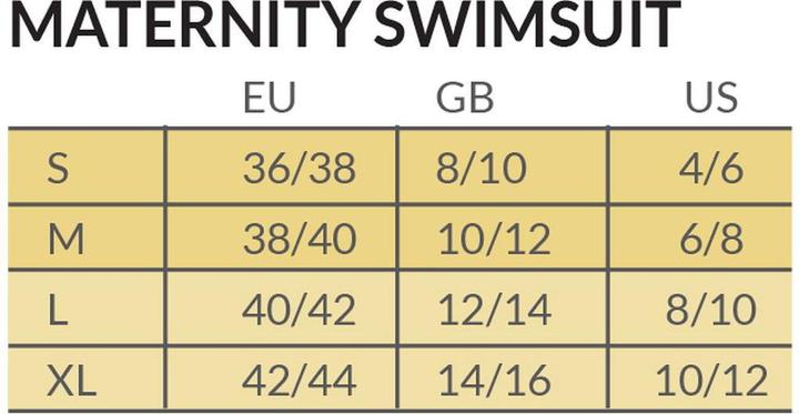 Valeurs nutritives et ingrédients Carriwell Mum to be maillot de bain de grossesse (M)