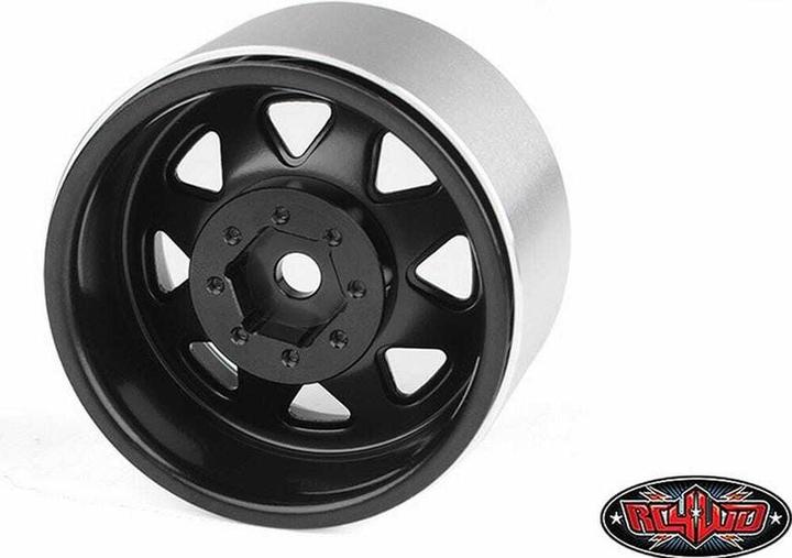 Image du produit Rc4Wd Jantes 8 Lug Deep Dish Wagon 1.9 Noir 4 pièces