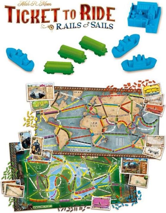 Immagine prodotto Enigma Ticket to Ride - Vele e rotaie (nordico) (Inglese, 2 - 5 Giocatori)