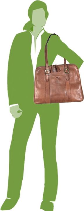 Actual product image Noel Canoel Farfalla briefcase