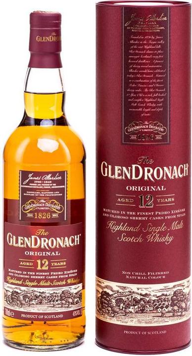Image du produit Glendronach 12 ans Original (Single Malt, Scotch Whisky, 1 x 70 cl)