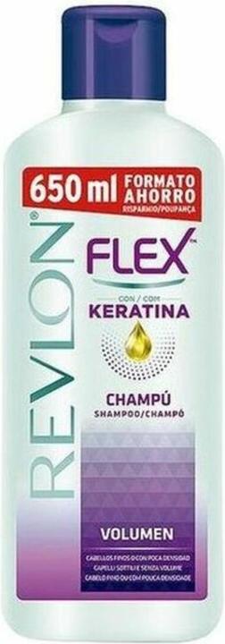 Revlon Professional FLEX KERATIN Shampoo Volumen dünnes Haar 650 ml (650 ml, Flüssiges Shampoo)